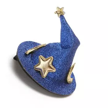 Шляпа на Хэллоуин Заколка для волос Аксессуары для одежды Костюмы Реквизит для вечеринок Детский головной убор Украшения для украшения праздника Шпильки для волос синий