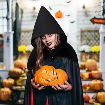 Шляпа на Хеллоуин Ретро Стимпанк Косплей Шляпа Шнуровка Шляпа Волшебница Ролевая Игра
