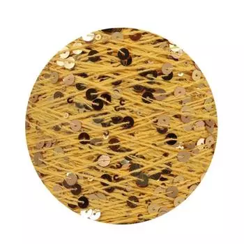 Шляпа Обувь Вязальная Шерсть С Пайетками DIY Нить для Рукоделия Аксессуары для Одежды Пряжа для Вязания Пряжа с Пайетками жёлтый