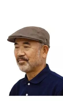 Шляпа Охотничья шляпа Берет Шляпа Модный аксессуар Сделано в Японии Японская одежда Хурма Шибу Окрашенная Новая Боковая регулировка Киотский серый [creareki] Мужская Мужская