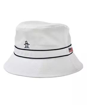 Шляпа One Point Piping Bucket Hat Размер Регулируемый Golf MGAXJC70 WH00 [Munsingwear] (белый)
