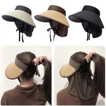 Шляпа от солнца с большими полями и шалью для альпинизма, для отдыха, велоспорта, путешествий хаки