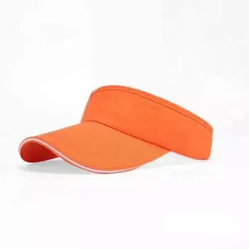 Шляпа от солнца с открытым верхом для отдыха, женская хлопковая шляпа для бега, тенниса, гольфа, унисекс