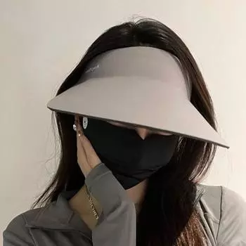 Шляпа от солнца с защитой от ультрафиолета, летние пустые топы, шляпа от солнца, 2023 интернет-модели знаменитостей, ленты для волос, шапки, женские уличные пляжные кепки для путешествий 40-60CM