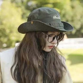 Шляпа от солнца, стильная дышащая рыбацкая шляпа из полиэстера, солнцезащитная шляпа, уличная пляжная кепка, рыбацкая шляпа, повседневная одежда коричневый