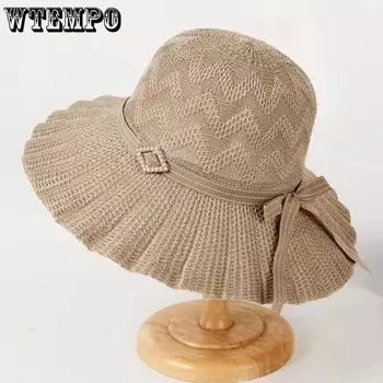 Шляпа от солнца, женская летняя солнцезащитная шляпа для лица, уличная тонкая велосипедная шляпа, дышащая классная шляпа, повседневная шляпа One Size