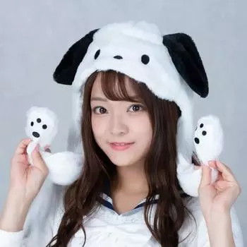 Шляпа Pochacco Pikopiko Шляпа с подвижными ушами Уши Pico [Официальный Sanrio]