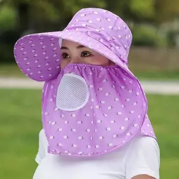 Шляпа с солнцезащитным козырьком, дышащая, защищает лицо, полиэстер, практичные аксессуары для верховой езды с широкими полями One Size розы красного