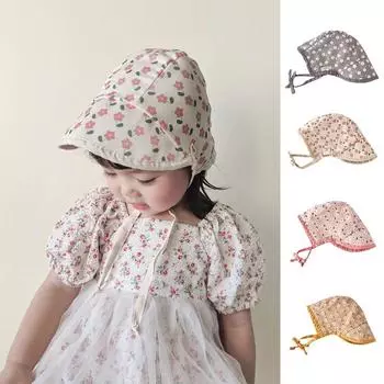Шляпа с защитой от солнца, регулируемая сидиллия с цветком, удобная дышащая обувь для девочек