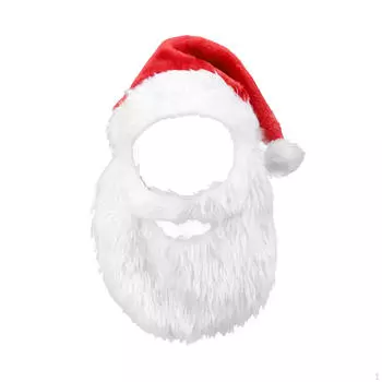 Шляпа Санта-Борода, хлопковый праздничный костюм, аксессуар для маскарада, фото-реквизит для вечеринки