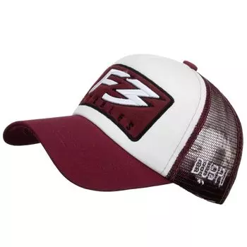 Шляпа сетчатая кепка спортивная кепка стильная CAP343 [Buzz Selection] Мужская женская (Белый Красный)