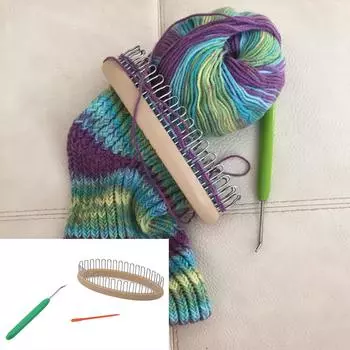Шляпа, шарф, шарф, DIY вязальный станок, ткацкие инструменты из АБС-пластика