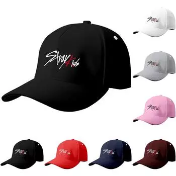 Шляпа Шляпа с язычком Универсальная бейсболка с изогнутым карнизом из хлопка с мягким верхом и солнцезащитным козырьком One Size чёрный