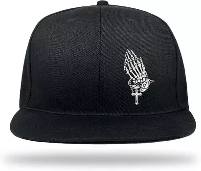 Шляпа Snapback с изображением Иисуса Креста Добычи, черная шляпа с плоским козырьком, регулируемая кепка для унисекс, подарки, четыре сезона, для взрослых, унисекс, повседневная