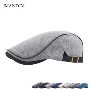 Шляпа солнцезащитная шляпа шляпа от солнца весна лето мужская шляпа вперед кепка кепка универсальный берет женская мода газетчик шляпа Adjustable тёмно-синий