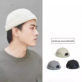 Шляпа в виде дыни, шапка-бини для домовладельца в стиле яппи, арбузная шляпа, корейская версия тренда всех модных летних шляп домовладельца M56-58cm