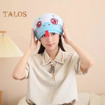 Шляпа в виде змеи, плюшевая шапка в виде китайского года змеи, мультяшная шапка с изображением животных со знаком зодиака, головной убор для новогодней вечеринки для взрослых и детей белый