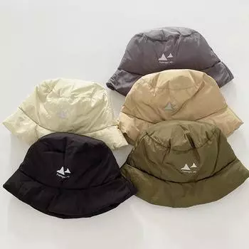 Шляпа-ведро из хлопка для улицы, складная, для хранения, повседневная, для бассейна, пара, утолщенная, для альпинизма в холодную погоду M56-58cm