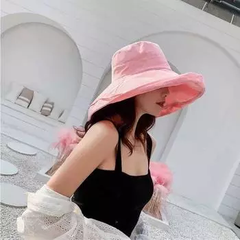 Шляпа-ведро с широкими полями, защита от солнца, складная ветрозащитная рыбацкая шляпа для женщин и мужчин, летние уличные походные пляжные кепки боб