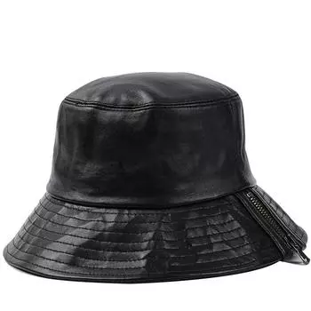 Шляпа-ведро шляпа-тазик шляпа-цилиндр из овчины осенне-зимняя мужская и женская корейская версия универсальная японская мода новая шляпа-ведро для взрослых M56-58cm