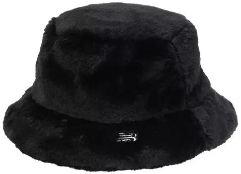 Шляпа-ведро Spot Faux Golf Hat [New Balance] Женская (Коровий мех) / / 012-4287509 010_Черный