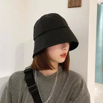 Шляпа-ведро женская шляпа-ведро лицо солнцезащитный крем весна и лето колокольчики прилив интернет знаменитость ниша солнцезащитный козырек раковина шляпа M56-58cm хаки