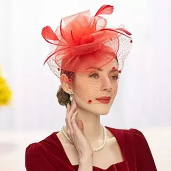 Шляпа-волшебница, прозрачная сетчатая вуаль с большим цветком, элегантная ретро-подставка для фотосессии, аксессуар для волос, женская свадьба зелёный