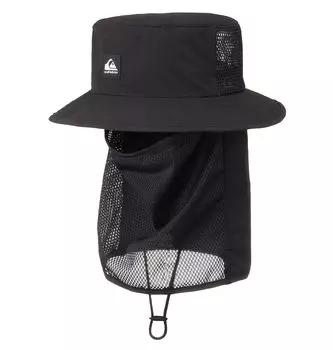 Шляпа WR UV WATER FACE MASK HAT BLK [Quicksilver] Мужская чёрный