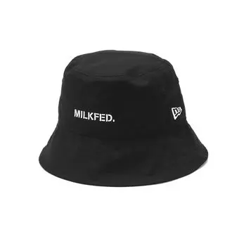 Шляпа xNEW ERA STENCIL LOGO ШЛЯПА ЧЕРНАЯ [Milk Fed] Женская