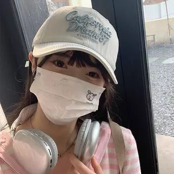 Шляпа женская кепка 2024 года, новая американская ретро красная с глубоким верхом, большая окружность головы, широкие поля, показывающие лицо, маленькая бейсболка Adjustable-YT87 тёмно-синий