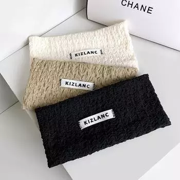 Шляпа женская летняя повязка на голову для выхода в свет повязка на голову с завязанным шаром высокая шапка с конским хвостом пуловер шапка для удержания волос повязка для мытья лица чёрный