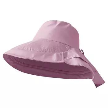 Шляпа женская летняя солнцезащитная шляпа для путешествий с большим краем, рыболовная шляпа для езды на велосипеде, солнцезащитная шляпа One Size фиолетовый