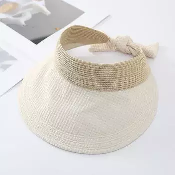 Шляпа женская летняя спортивная шляпа от солнца шляпа Dew Head Ponytail Hat универсальная солнцезащитная козырек Пустая шляпа-цилиндр M56-58cm бежевый