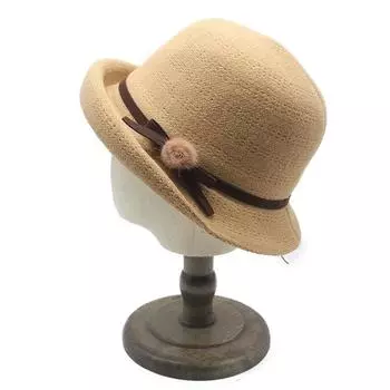 Шляпа женская осень и зима для пожилых матерей шляпа-ведро в стиле Хепберн шляпа-цилиндр для пожилых бабушек повседневная шляпа-ведро M56-58cm серый