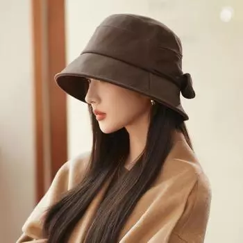 Шляпа женская японская универсальная большая окружность головы показывающая лицо маленькая панама панама прилив One Size