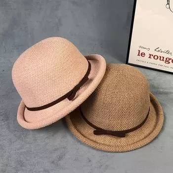 Шляпа женская универсальная весенне-летняя солнцезащитная шляпа солнцезащитный козырек дорожная шляпа-цилиндр шляпа-ведро шляпа с фланцем M56-58cm хаки