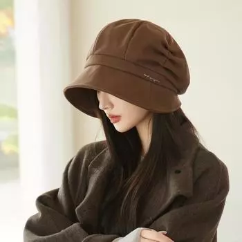 Шляпа Женственная восьмиугольная шляпа Модная усовершенствованная металлическая стандартная штабелируемая шляпа Термобелье Шляпа Tide One Size