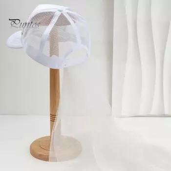 Шляпка невесты с сетчатой вуалью, открытая бейсбольная шляпа для невесты, регулируемые длинные поля, бисерная надпись, свадебный подарок, кепка для фотосъемки белый