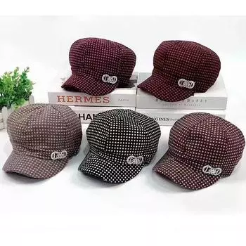 Шляпки для женщин среднего и пожилого возраста, бабушек, одиночные шляпы, шапки для старушек и свекровей, пожилых матерей весна и осень из тонкой ткани One size