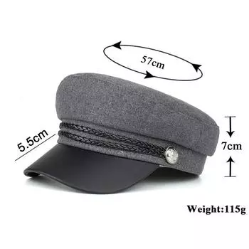 Шляпная промышленность осень и зима новый трехцветный берет R one size fits all красный