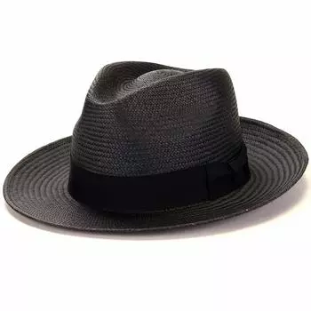 ШЛЯПА SERRANO Панама шляпа Эквадорская Tokiya Grass Teardrop XL черная (Шляпа Серано) Весна лето чёрный