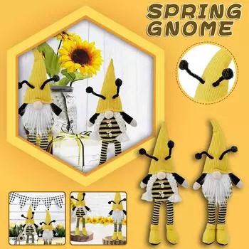 Шмель Полосатый Гном Скандинавский Томте Шведская Медоносная Пчела Эльфы Дома разноцветный