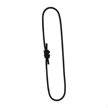 Шнур 6 мм для скалолазания и активного отдыха чёрный