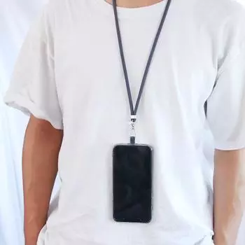 Шнур 9 цветов, мягкая веревка, держатель для телефона, чехол, аксессуары для телефона, шейный ремешок для мобильного телефона Dark Blue No Case