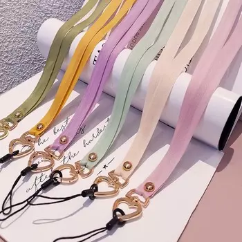 Шнур для подвешивания на веревке, аксессуары для мобильных телефонов, шейный ремешок, брелок для ключей, ремешки для мобильных телефонов фиолетовый