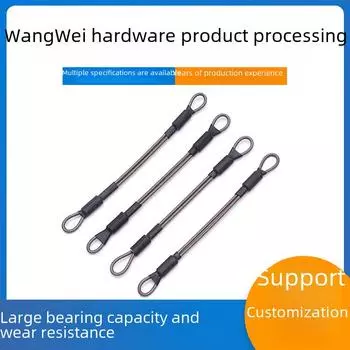 Шнур для шлема с защитой от кражи: Защитный трос из стали с резиновым покрытием 201 и нержавеющей стали 304