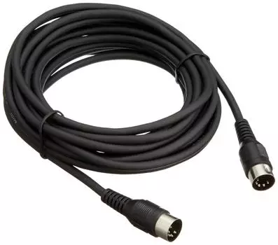 Шнур Kiktani TECH MIDI 5 м черный TM-500