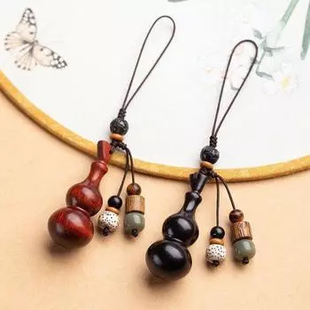 Шнур Китайский Стиль Автомобильный Подвесной Тыквенный Брелок Аксессуары Для Телефона Мобильный Телефон Шнур Автомобильный Брелок C