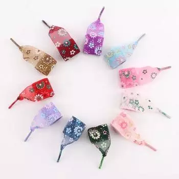 Шнурки для обуви Snow Yarn, плоские шнурки с принтом, ширина 2,5 см, ультратонкие прозрачные спортивные шнурки для женщин, шнурки 80/100/120 см 80cm светло-синий