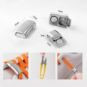 Шнурки Магнитные шнурки клипсы плоские эластичные шнурки кроссовки женские мужские детские повседневные шнурки as the picture